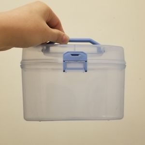 Small top handle storage box